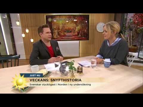 Veckans snyfthistoria: Svenskar olyckligast i Norden - Nyhetsmorgon (TV4)