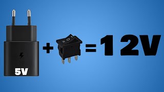 DIY Phone Charger Upgrade: 5V to 9V/12V BOOST! (Shocking Results!)