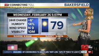 Bakersfield broke a heat record today