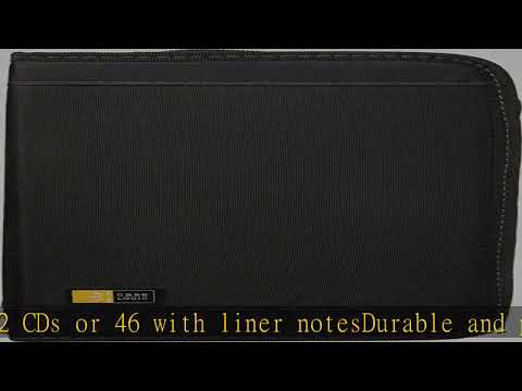 Case Logic CD/DVDW-92 100 Capacity Classic CD/DVD Wallet (Black)