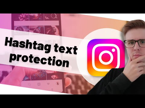 Hashtag text as spam protection | Instagram Tutorial