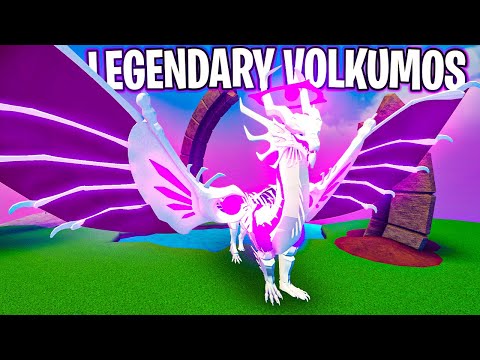 I Made The First LEGENDARY Volkumos - ROBLOX Dragon Adventures