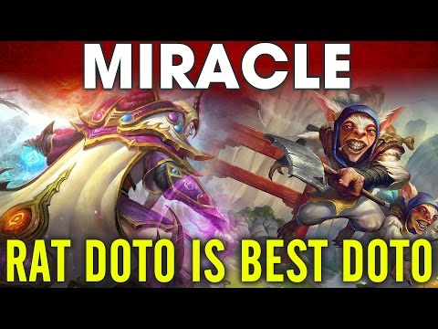 Miracle [Invoker] MID Lane vs Meepo - Rat Dota is Best Dota - Dota 2 Highlights 2016