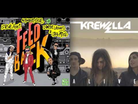 Steve Aoki vs Dimitri Vegas & Like Mike vs Krewella - Feedback Alive (Yanni S Mashup)