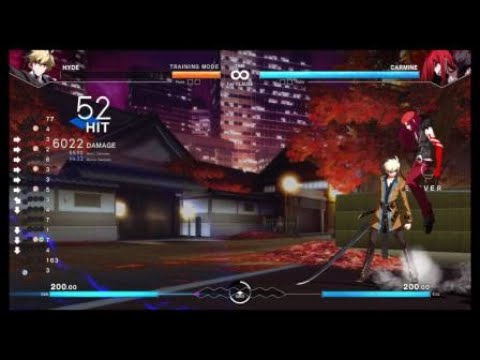 UNDER NIGHT IN-BIRTH II Sys:Celes Hyde Combo 15.