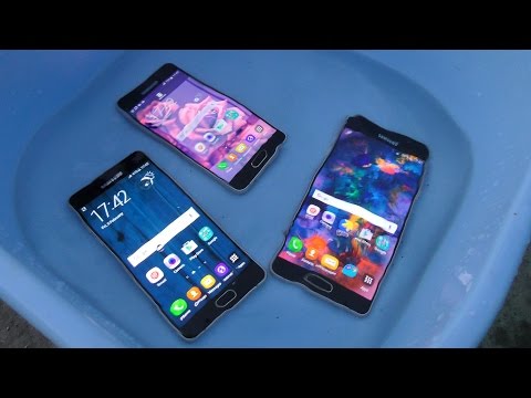 Samsung Galaxy A7 vs A5 vs A3 (2016) - Water Test (4K)