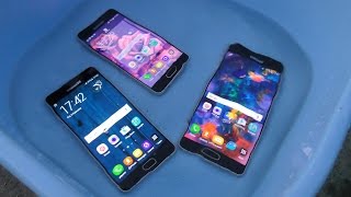 Samsung Galaxy A7 vs A5 vs A3 (2016) - Water Test (4K)