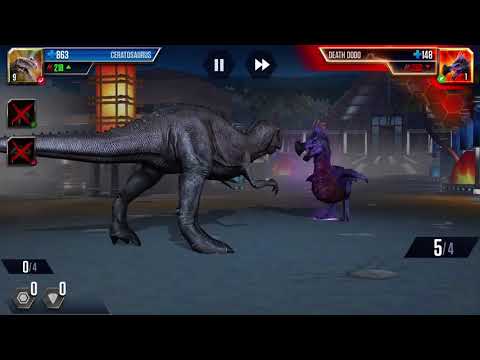 Boss ! Battle Boss Death DODO - JURASSIC WORLD THE GAME 1:)