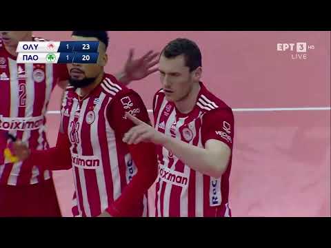 Volley League | ΟΣΦΠ - ΠΑΟ | 2-1, ολοκληρώνουν την ανατροπή οι ερυθρόλευκοι | 08/04/2023 | ΕΡΤ