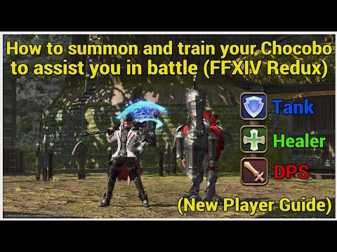 beginners guide to FFXIV How to train and summon your Chocobo for battle