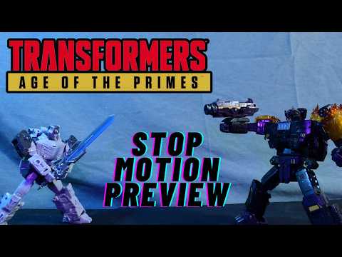 Transformers Age of the Prime stop motion animation Fight scene Preview