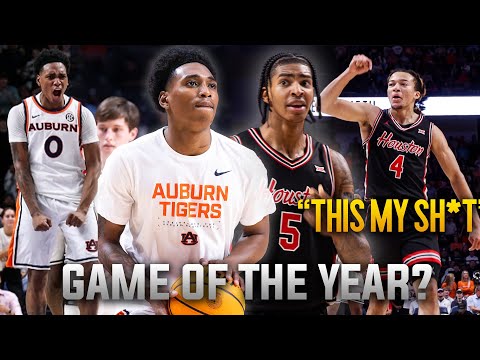 Undefeated Houston Gets TESTED By Tahaad Pettiford & Auburn 🍿 Auburn vs Houston Full Highlights