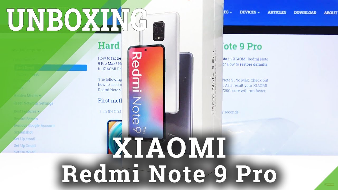 XIAOMI Note 9 Pro Unboxing – What’s hidden inside box?
