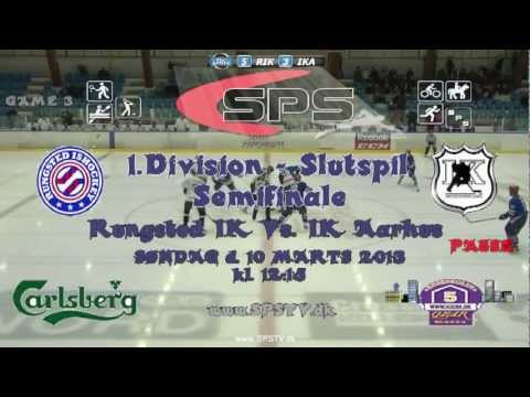 SPS Ishockey: 1. Division - Slutspil - Rungsted IK Vs. IK Aarhus - Kamp 3