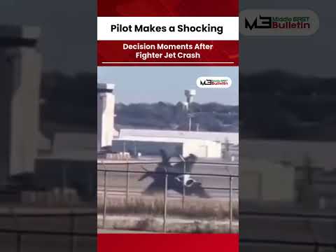 Pilot Makes Unexpected Choice After Fighter Jet Crash