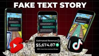How to Make $10K Monthly with Fake Text Story Videos Using AI (TikTok creator rewards program)