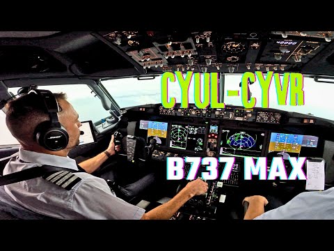 4K Boeing 737 Montreal to Vancouver Flight, FULL ATC!