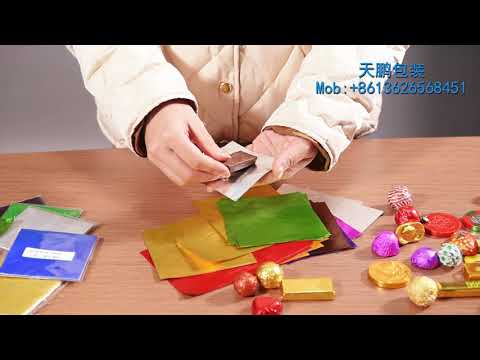 chocolate foil wrapping