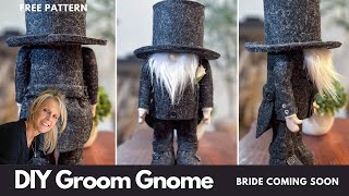 DIY Wedding Groom Gnomes: Say I Do! / Great for Wedding Decor