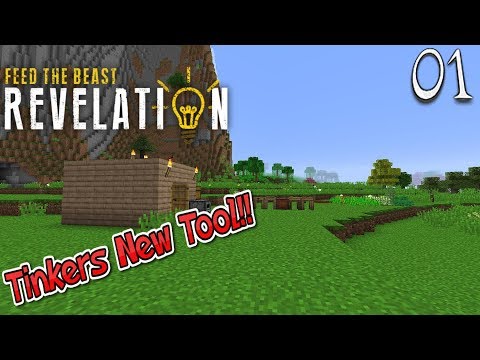 Lets Play Feed The Beast Revelation - Tinkers New Tool (1)