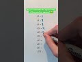 Do you remember the square roots of these perfect squares? 🤯 #Shorts #math #maths #mathematics