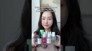 Download lagu Rating VIRAL Korean serums with YES, NO, MAYBE #kbeauty #serum #skincaretips #viralbeauty mp3