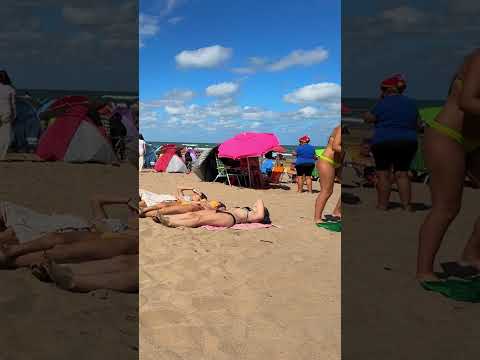 🇦🇷 Walk on Pinamar Beach, Argentina 🏖️ #shorts