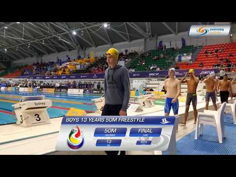 Australian Age Champs (2018) - Boys 13 Yrs 50m Freestyle