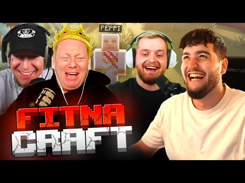 KAISER PEPPI ÜBERNIMMT FITNACRAFT!😂💀 ERSTES MINECRAFT PROJEKT MIT KNOSSI, MONTE, ELI & CO!🔥