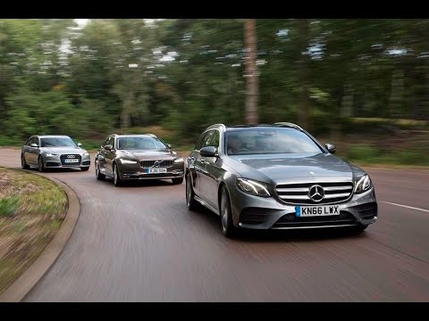 Mercedes E-Class Estate vs Volvo V90 vs Audi A6 Avant