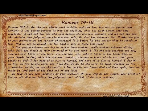 Romans 14-16