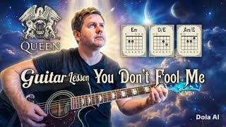 Queen - You Don't Fool Me - Acoustic Guitar Lesson