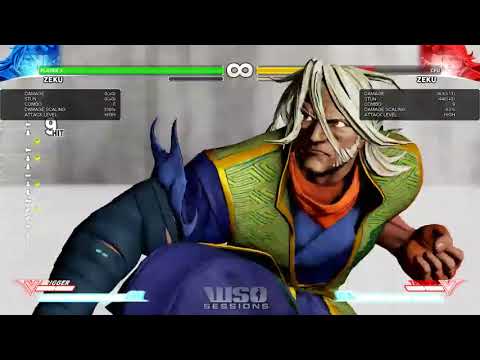 SFV COMBOS & SPECIAL MOVES ZEKU GAMEPLAY