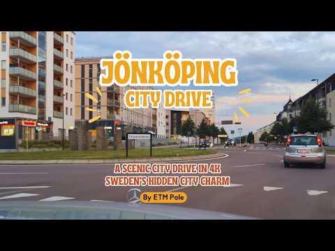 Driving Through Jönköping 🇸🇪 | A Scenic Swedish City Drive in 4K