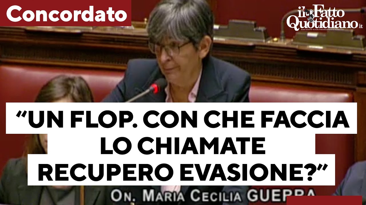 Concordato preventivo, l'ira di Guerra: "Un flop. Con che faccia lo chiamate recupero evasione?"