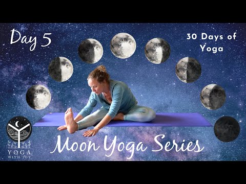 Day 5 | Moon Yoga Series ~ Following the Phases of the Moon | 30 Day Yoga Challenge | Yoga with Joy