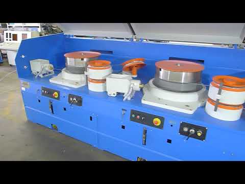 reconditioned Team Mechanica 9 Block drawing line for low carbon wire