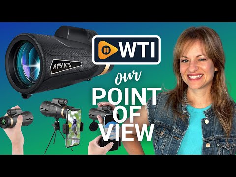 12×60 Monocular Telescope with Smartphone Holder & Upgraded Tripod - WTI product video review