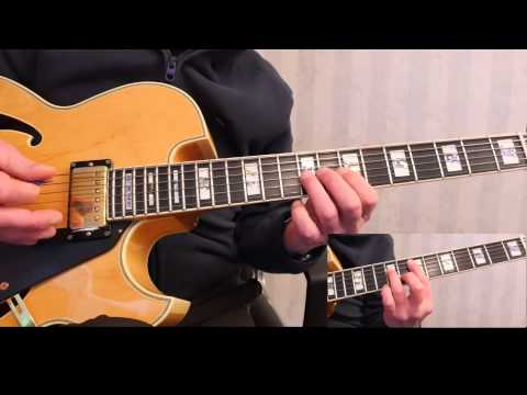 the major arpeggio over minor and dominant chords