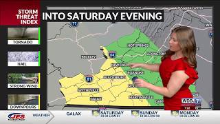 Saturday Morning First Alert Weather Forecast 8.15