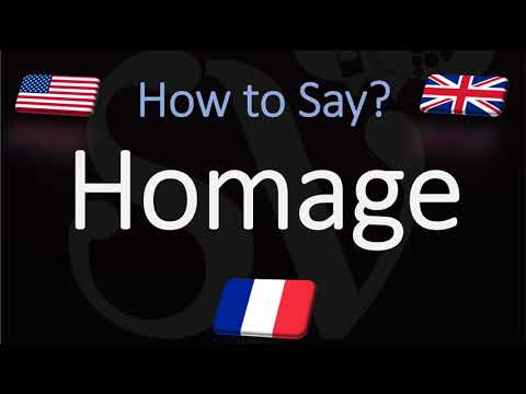 How to Pronounce Homage? (CORRECTLY) American English, British, French Pronunciation
