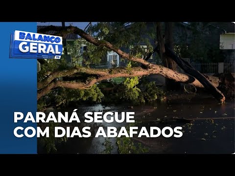 Tempo no Paraná: estado segue com tempo instável; moradores da Lapa registram granizo e alagamentos