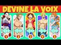 Devine les personnages de One Piece à partir de leur voix 🏴‍☠️🎤 | Quiz One Piece🍖🌊