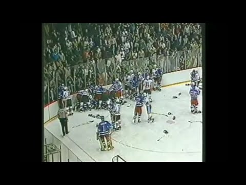 Rangers - Blackhawks rough stuff 12/28/83