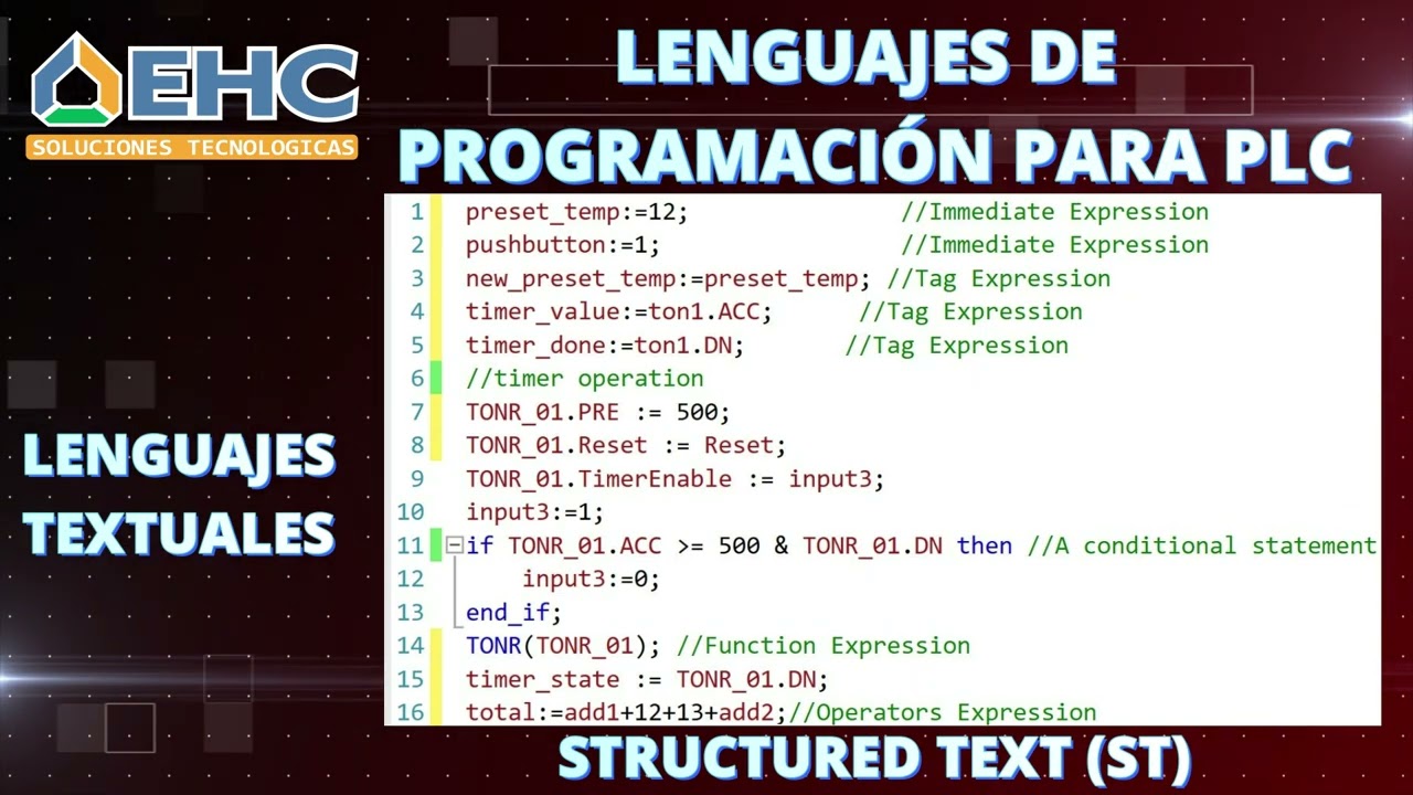 EHC - LENGUAJES DE PROGRAMACIÓN PARA PLC