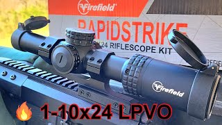Firefield Rapidstrike 1-10x24 LPVO Scope Review &amp; Shoot