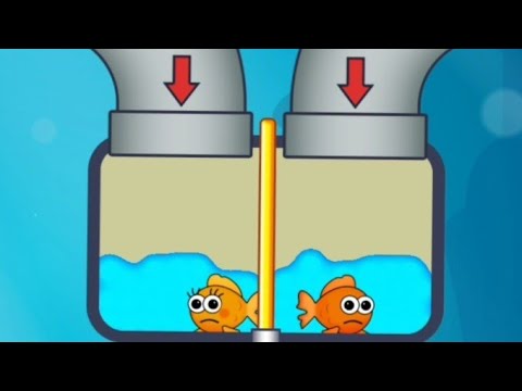 Fish love game pull the pin fish rescue mobile game