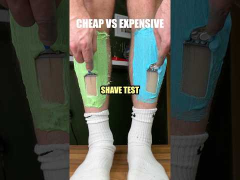 I tested cheap vs expensive razors?! 😱🪒