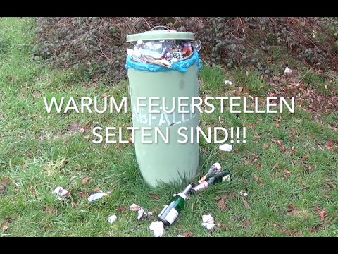 Müll im Wald - Oder: Warum es so wenig Feuerstellen gibt!