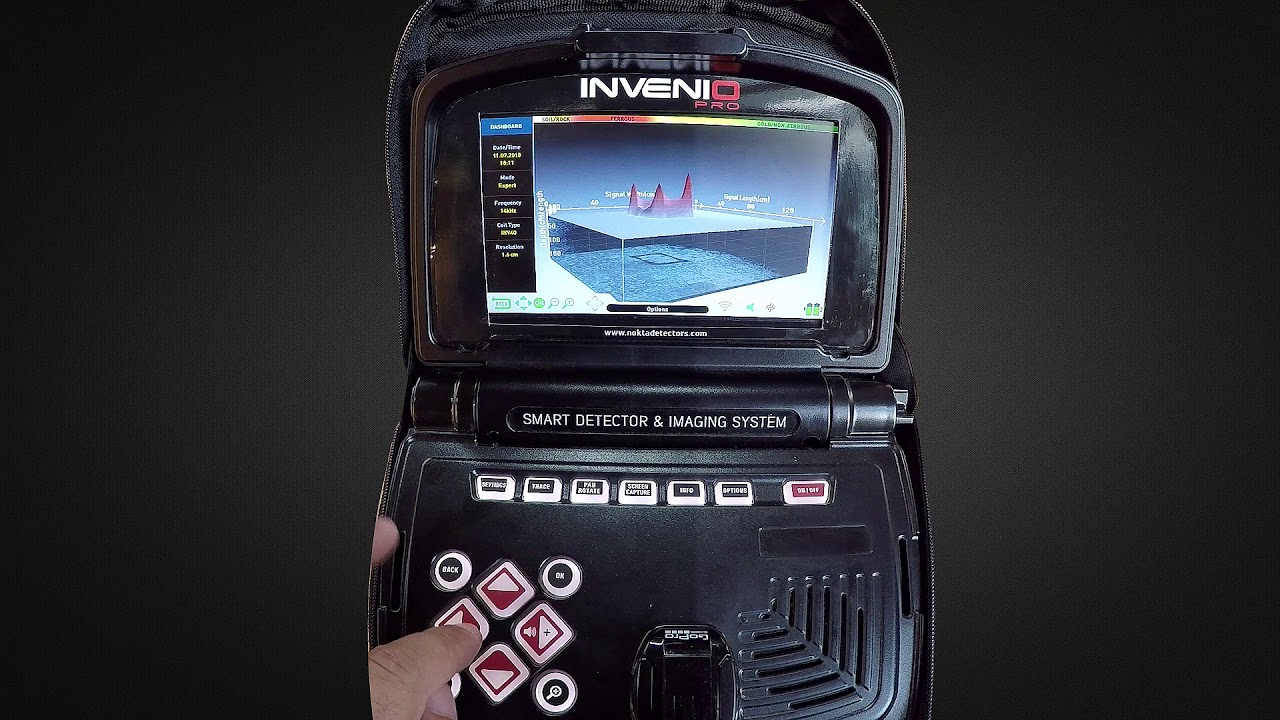 Invenio Smart Detector and Imaging System - Analyzing The Result Screen